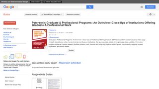 
                            9. Peterson's Graduate & Professional Programs: An Overview--Close-Ups ...