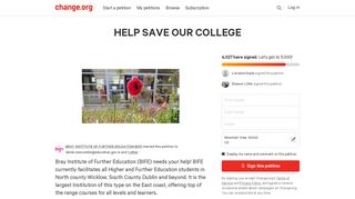 
                            9. Petition · derek.newcombe@education.gov.ie: HELP SAVE ...