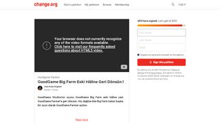 
                            8. Petition · Goodgame Studios: GoodGame Big Farm Eski Hâline Geri ...