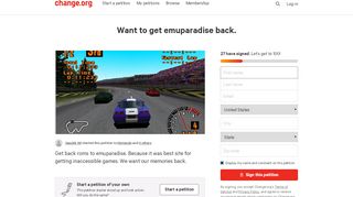 
                            9. Petition · Nintendo: Want to get emuparadise back. · Change.org