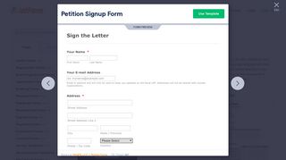 
                            12. Petition Signup Form Template | JotForm