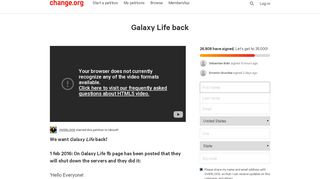 
                            1. Petition · Ubisoft: Galaxy Life back · Change.org