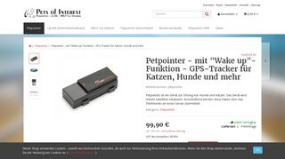 
                            7. Petpointer GPS-Tracker für Katzen und Hunde - Pets of Interest