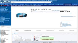 
                            8. petpointer GPS Tracker für Tiere ab € 83,29 (2019) | Preisvergleich ...