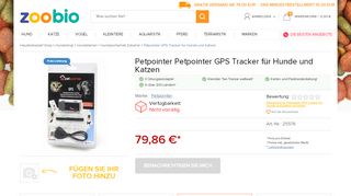 
                            5. Petpointer GPS-Tracker von Petpointer günstig kaufen - Zoobio.at