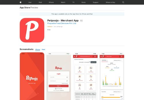 
                            4. Petpooja - Merchant App on the App Store - iTunes - Apple
