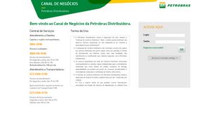 
                            3. Petrobras Distribuidora - Acesso ao Canal de Negócios