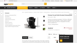 
                            8. Petromax Tea and Coffee Percolator Perkomax,Black, 31,95 €