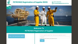 
                            4. PETRONAS Registration of Supplier (ROS) 1-800-88-0011 ...