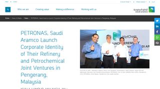 
                            9. PETRONAS, Saudi Aramco Launch Corporate Identity of ...