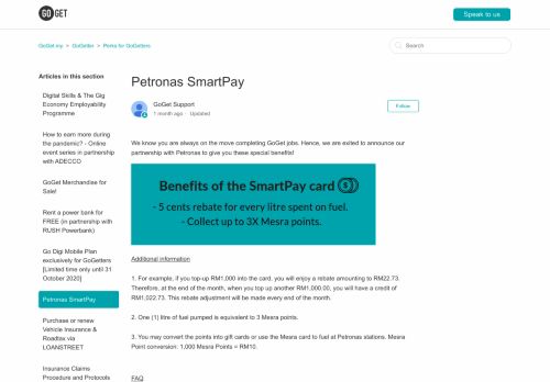 
                            8. Petronas SmartPay – GoGet.my