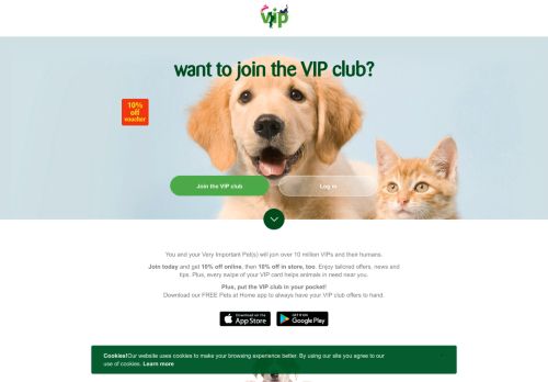 
                            12. Pets at home - VIP