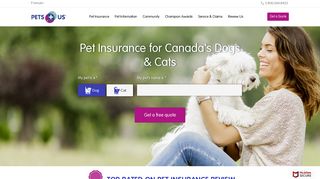 
                            12. Pets Plus Us: Pet Insurance for Canada's Dogs & Cats