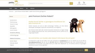 
                            7. pets Premium Züchter-Rabatt - Kaufen Sie als Züchter günstiger ein