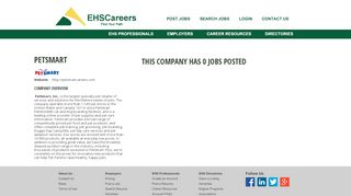
                            13. PetSmart Jobs | EHSCareers