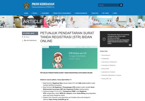 
                            6. PETUNJUK PENDAFTARAN SURAT TANDA REGISTRASI (STR ...