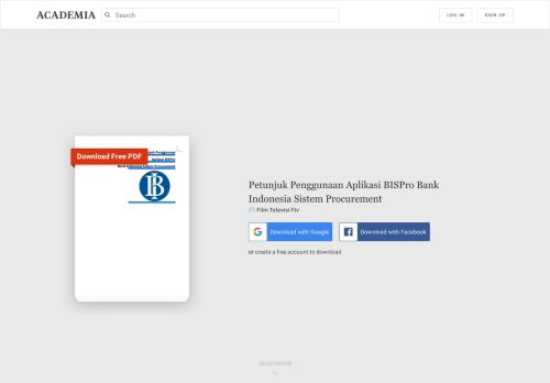 
                            5. Petunjuk Penggunaan Aplikasi BISPro Bank ... - Academia.edu