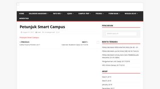 
                            2. Petunjuk Smart Campus - BAAK - Unisbank