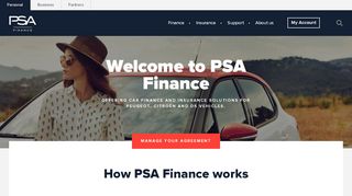 
                            8. Peugeot, Citroën & DS Finance & Insurance | PSA Finance UK