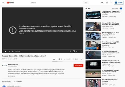 
                            11. Peugeot Connect Nav 3D TomTom Services: hoe werkt het? - YouTube