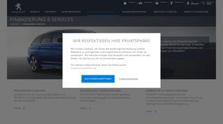 
                            4. PEUGEOT Finanzierung & Services