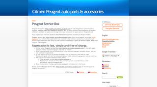 
                            5. Peugeot Service Box | Citroën Peugeot auto parts & accessories