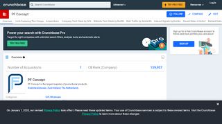 
                            3. PF Concept | Crunchbase