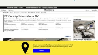 
                            5. PF Concept International B.V.: Private Company Information - Bloomberg