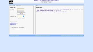 
                            1. PF System : Member Portal - BHEL Haridwar