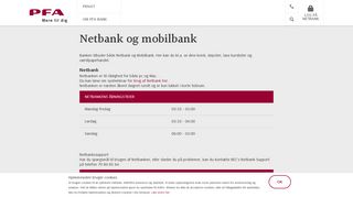 
                            2. PFA Bank netbank-og-mobilbank