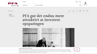 
                            12. PFA gør det endnu mere attraktivt at investere opsparingen