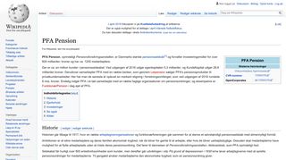 
                            9. PFA Pension - Wikipedia, den frie encyklopædi