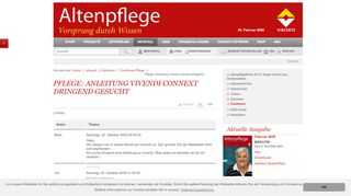 
                            12. Pflege: Anleitung Vivendi connext dringend gesucht / Fachforum ...