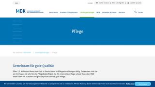 
                            1. Pflege | Medizinischer Dienst der Krankenversicherung