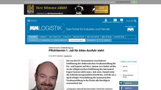 
                            11. Pflichttermin 1. Juli für Atlas-Ausfuhr steht