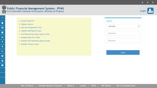 
                            7. PFMS Login