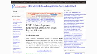 
                            11. PFMS Scholarship 2019 Registration pfms.nic.in Login, Payment Status