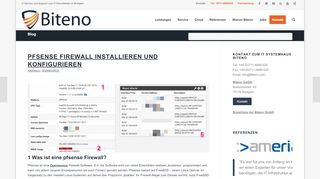 
                            9. pfSense Firewall installieren und konfigurieren - Biteno GmbH