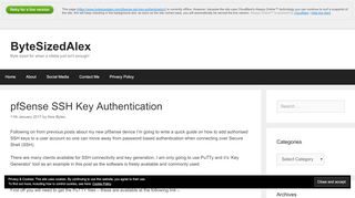 
                            8. pfSense SSH Key Authentication – ByteSizedAlex