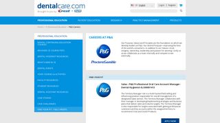 
                            11. P&G Careers - Dentalcare.com