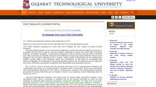 
                            4. pg course portal - Gujarat Technological University