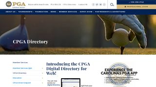 
                            5. PGA Carolinas - CPGA Directory