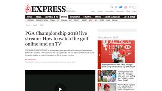 
                            8. PGA Championship 2018 live stream: How to watch the golf online ...