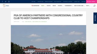
                            8. PGA of America partners with Congressional Country Club to host ...