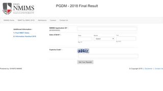 
                            6. PGDM - 2018 Final Result - NMIMS