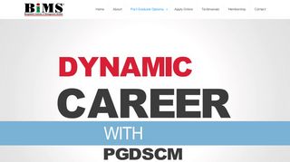 
                            2. PGDSCM | Post Graduate Diploma in Supply Chain ... - BiMS