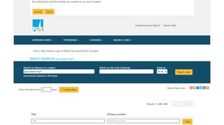 
                            1. Pge Careers Login - Pacific Gas And Electric Company Jobs