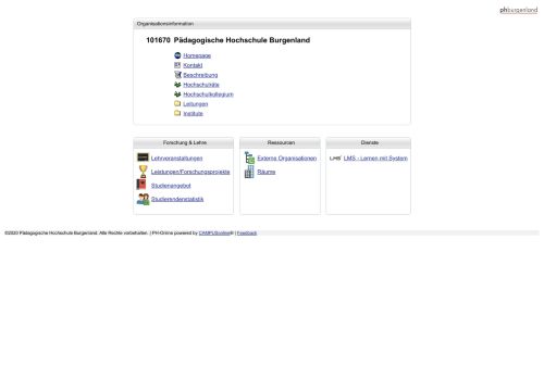 
                            4. PH-Online - Pädagogische Hochschule Burgenland