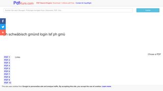 
                            11. ph schwäbisch gmünd login lsf ph gmü PDF | PdfKurs.com