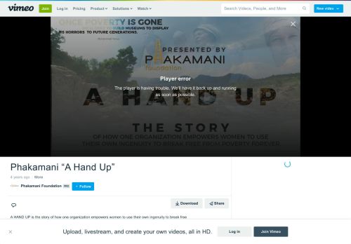 
                            11. Phakamani “A Hand Up” on Vimeo